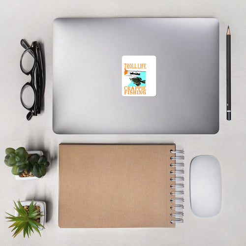 Bubble-free stickers Troll life