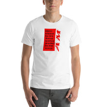 Short-Sleeve Unisex T-Shirt-I AM (in red)