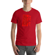 Short-Sleeve Unisex T-Shirt-I AM (in red)