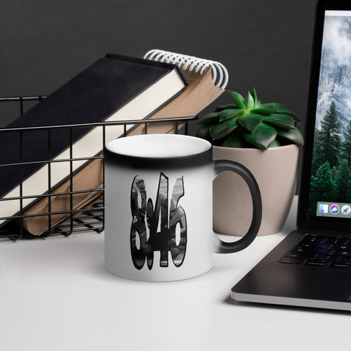 8:46 Matte Black Magic Mug