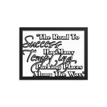 Framed poster- Road to Success