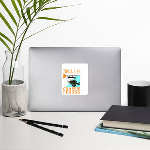Bubble-free stickers Troll life