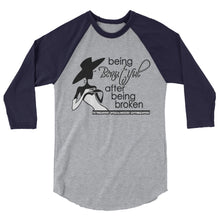 3/4 sleeve raglan shirt- Being Beautiful