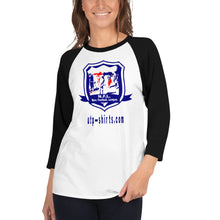 3/4 sleeve raglan shirt