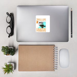 Bubble-free stickers Troll life