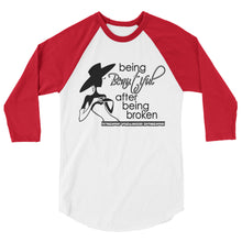 3/4 sleeve raglan shirt- Being Beautiful