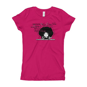 Girl's T-Shirt-Strong Black Woman